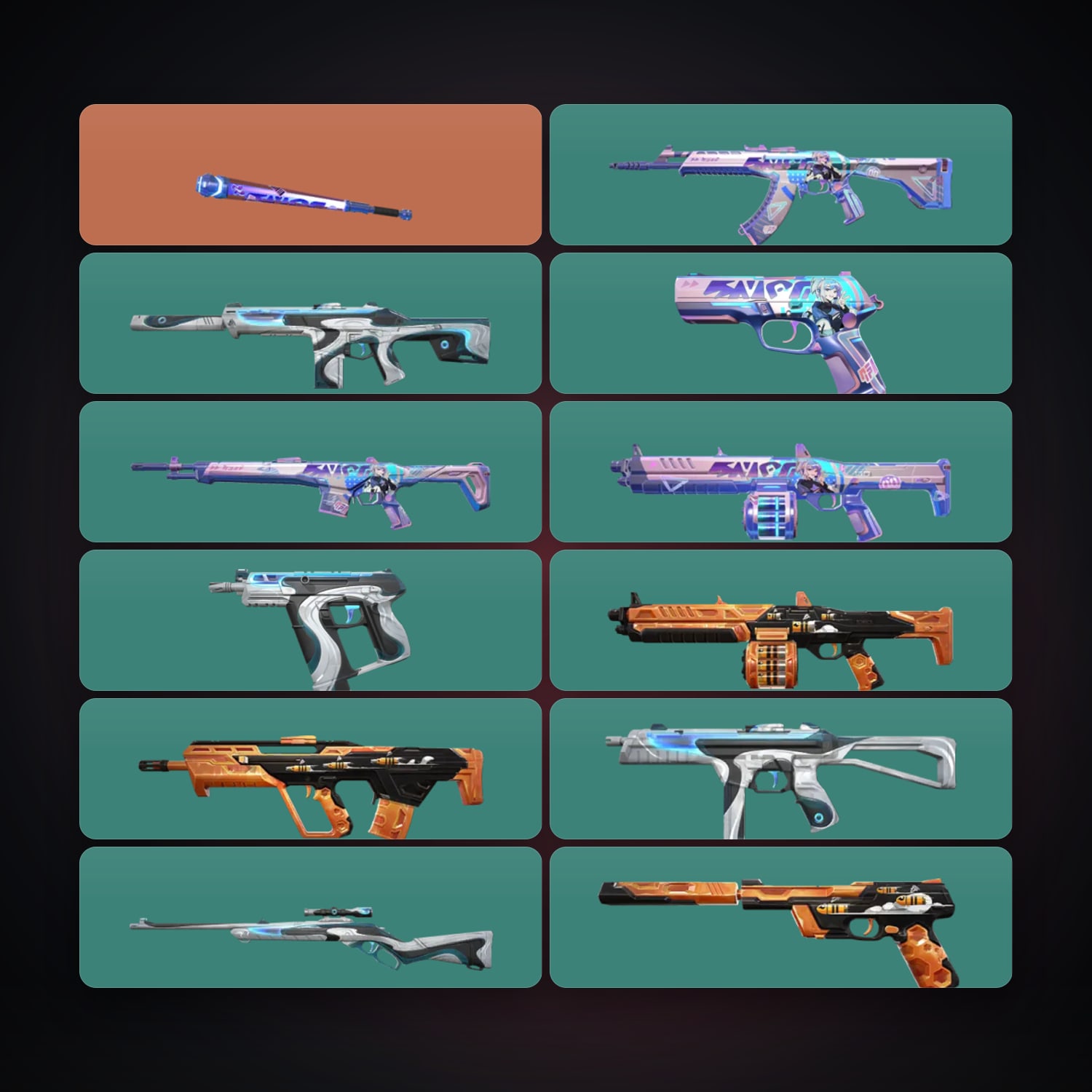 LA Iron 2 locker — 1 knives, 13 skins, lvl 64 — HabibiAccounts