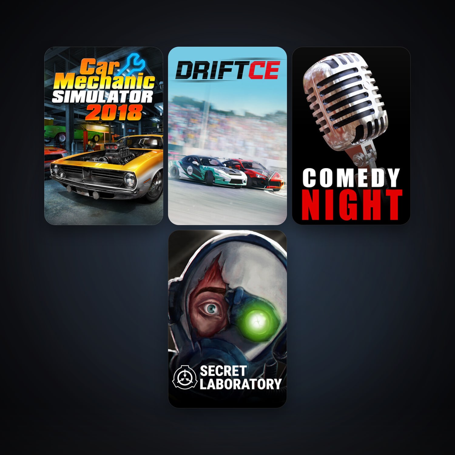 Steam account: DRIFT21 + Car Mechanic Simulator 2018, 4 games, clean — HabibiAccounts