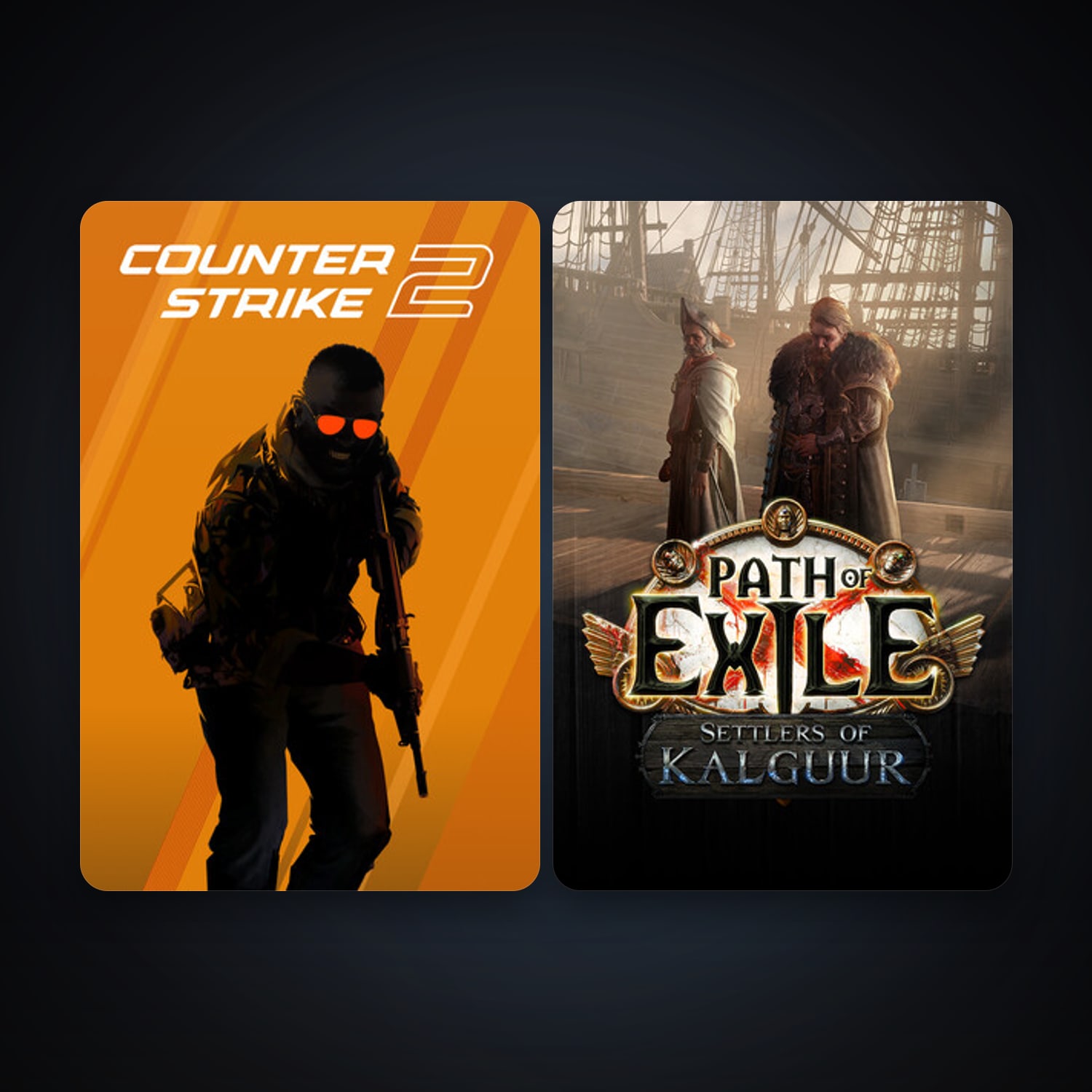 CS2 Prime + Path of Exile, 4 games, clean — HabibiAccounts