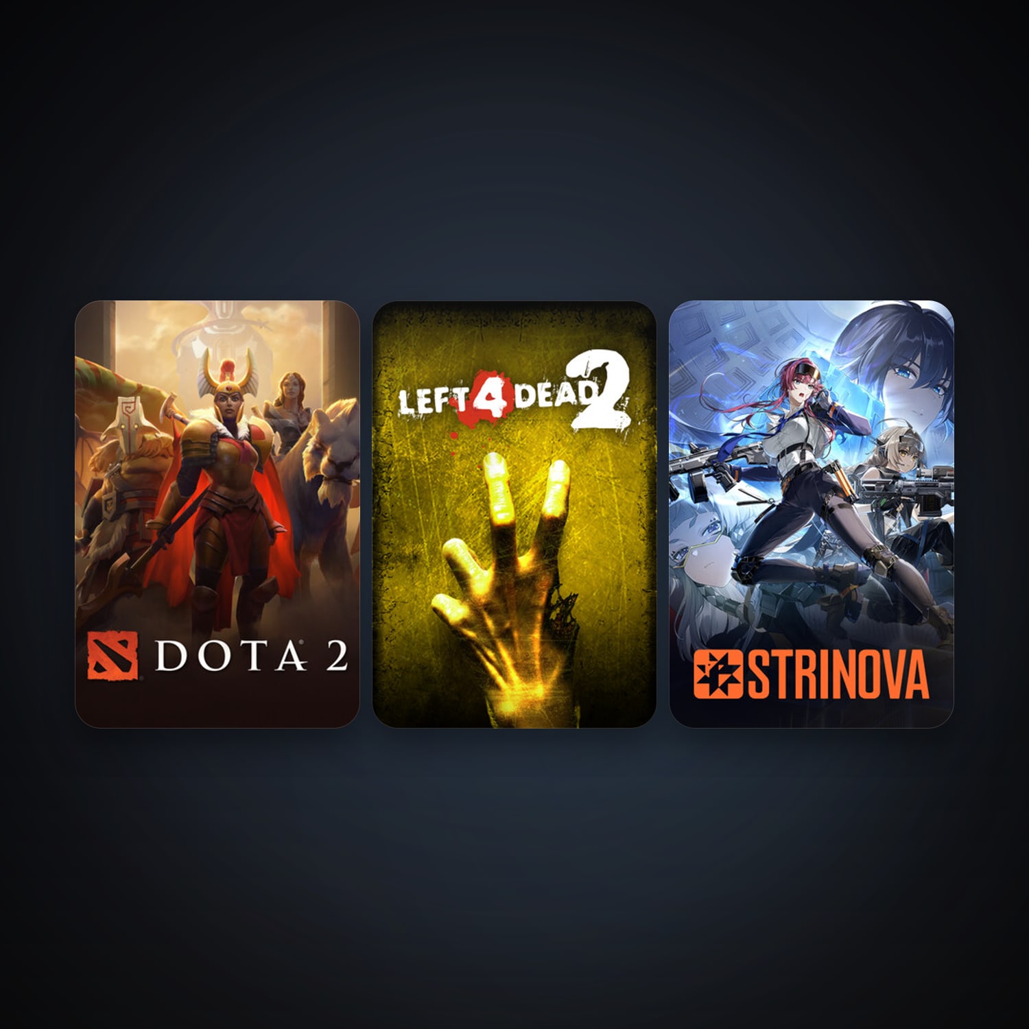 Left 4 Dead 2 + Dota 2, 3 games, clean — HabibiAccounts