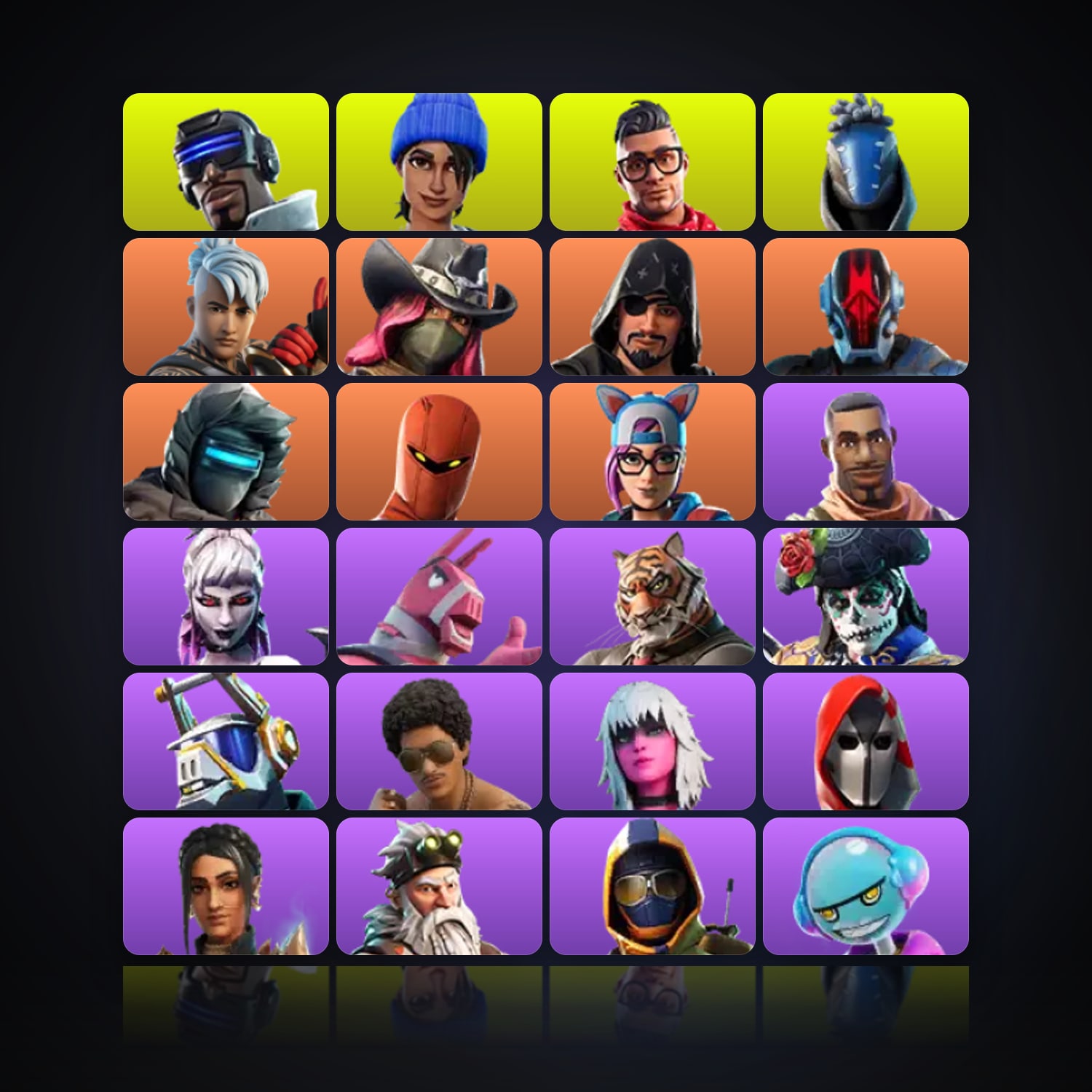 Fortnite | 44 Skins | 350 V-Bucks | Level 949 | 115 Wins — HabibiAccounts