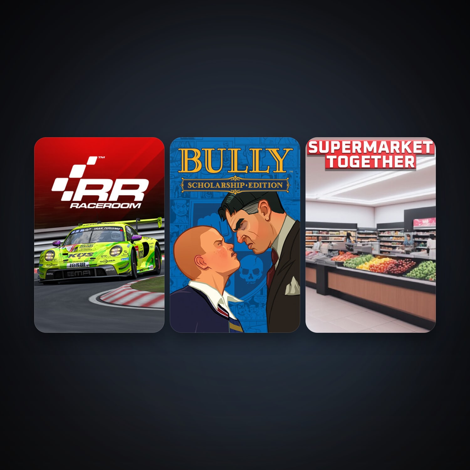 RaceRoom Racing Experience & Bully: Scholarship Edition — HabibiAccounts