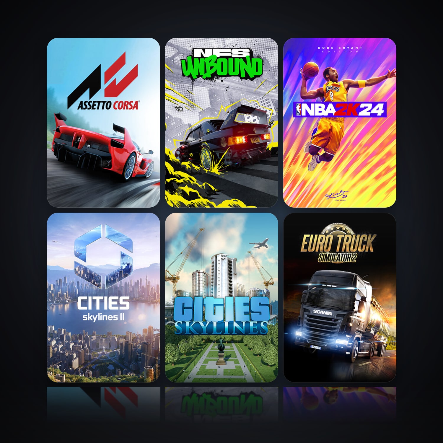 Assetto Corsa & Need for Speed Unbound | 26 Games | Clean — HabibiAccounts
