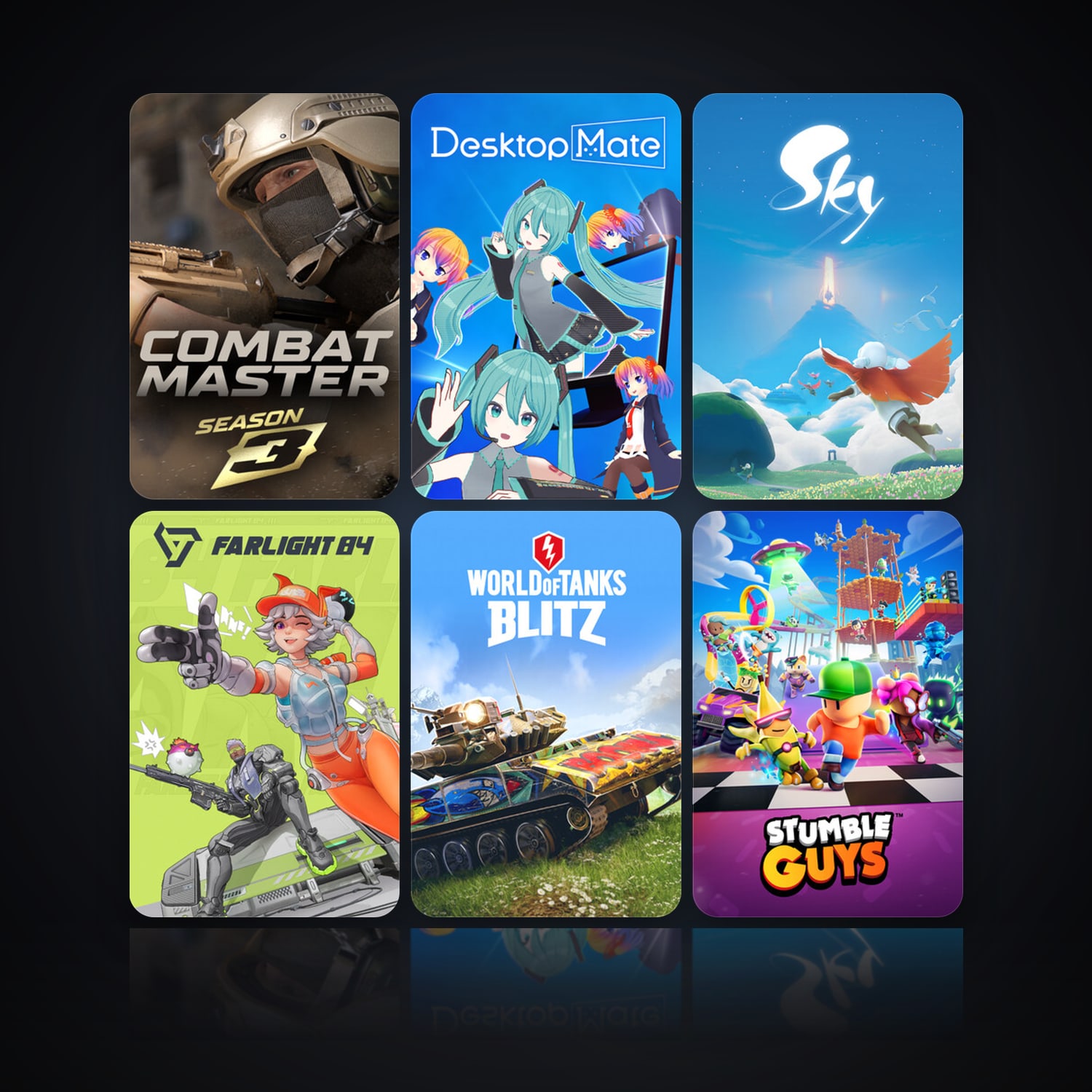 Combat Master: Season 1 & Desktop Mate | 39 Games | Clean — HabibiAccounts