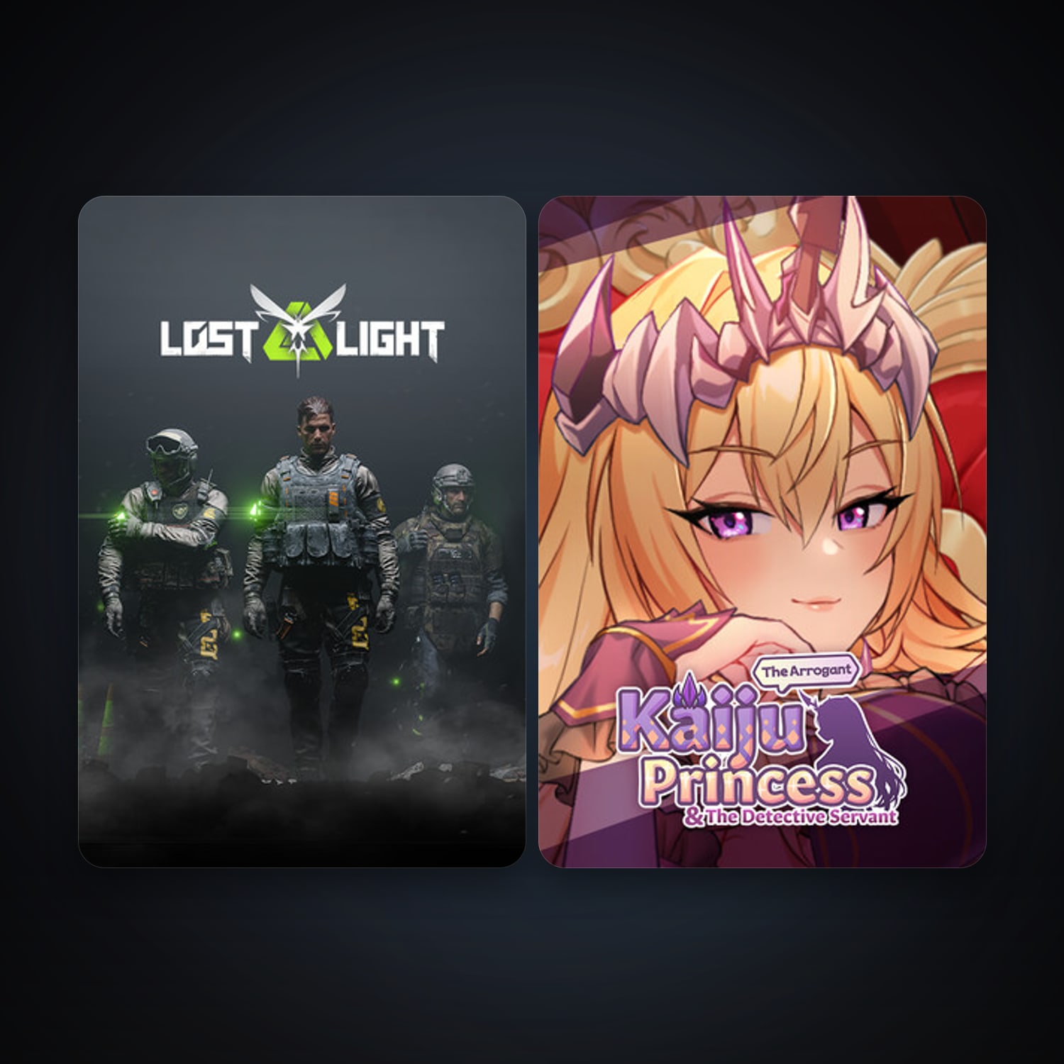 Lost Light + Высокомерная Принцесса Кайджу и Слуга-детектив, 10 games, clean — HabibiAccounts