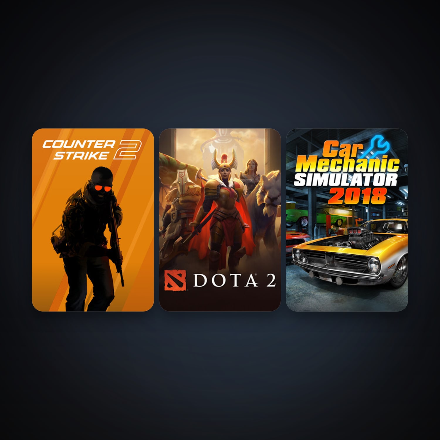 Dota 2 + CS2 Prime, 6 games, clean — HabibiAccounts