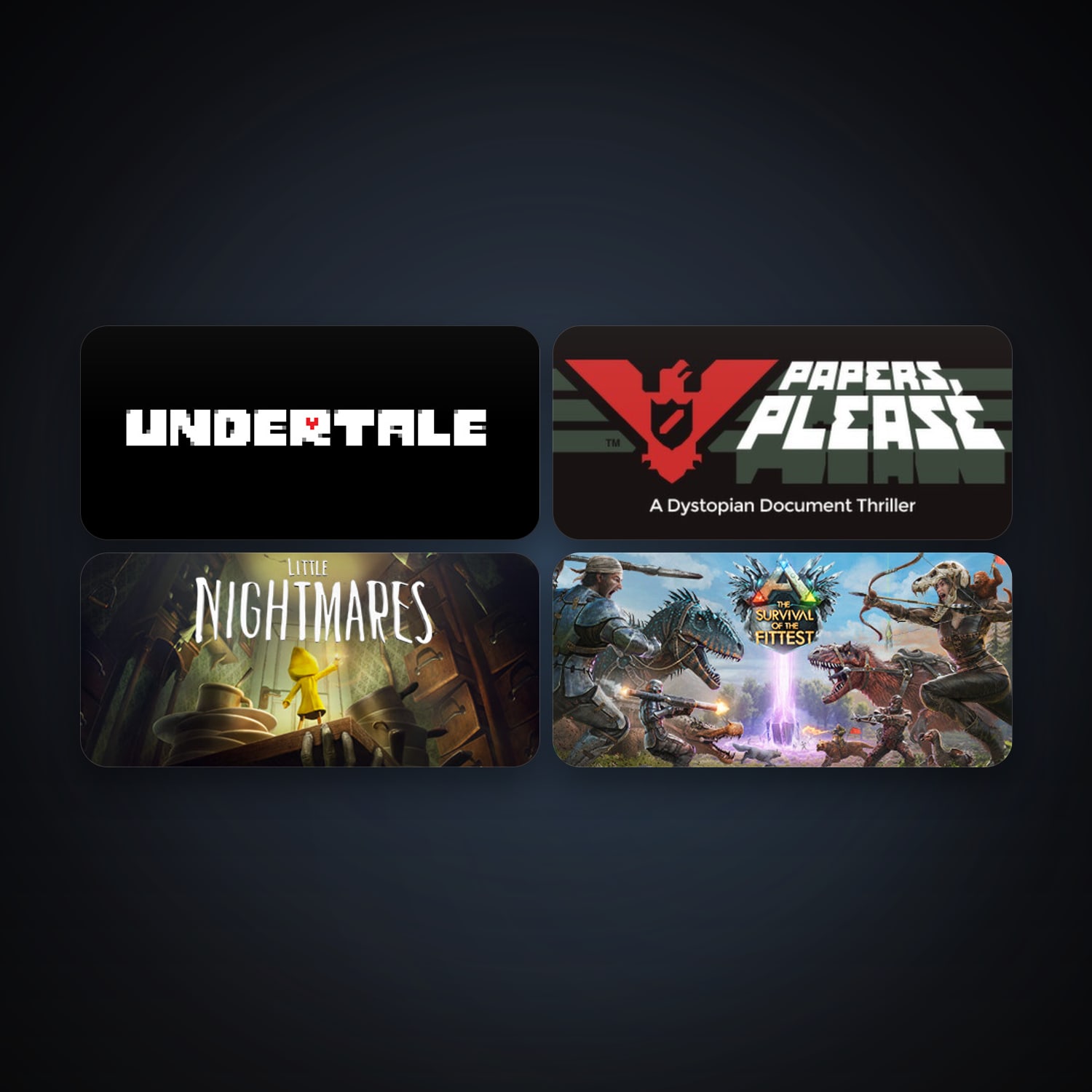 Papers, Please + Undertale, 8 games, clean — HabibiAccounts