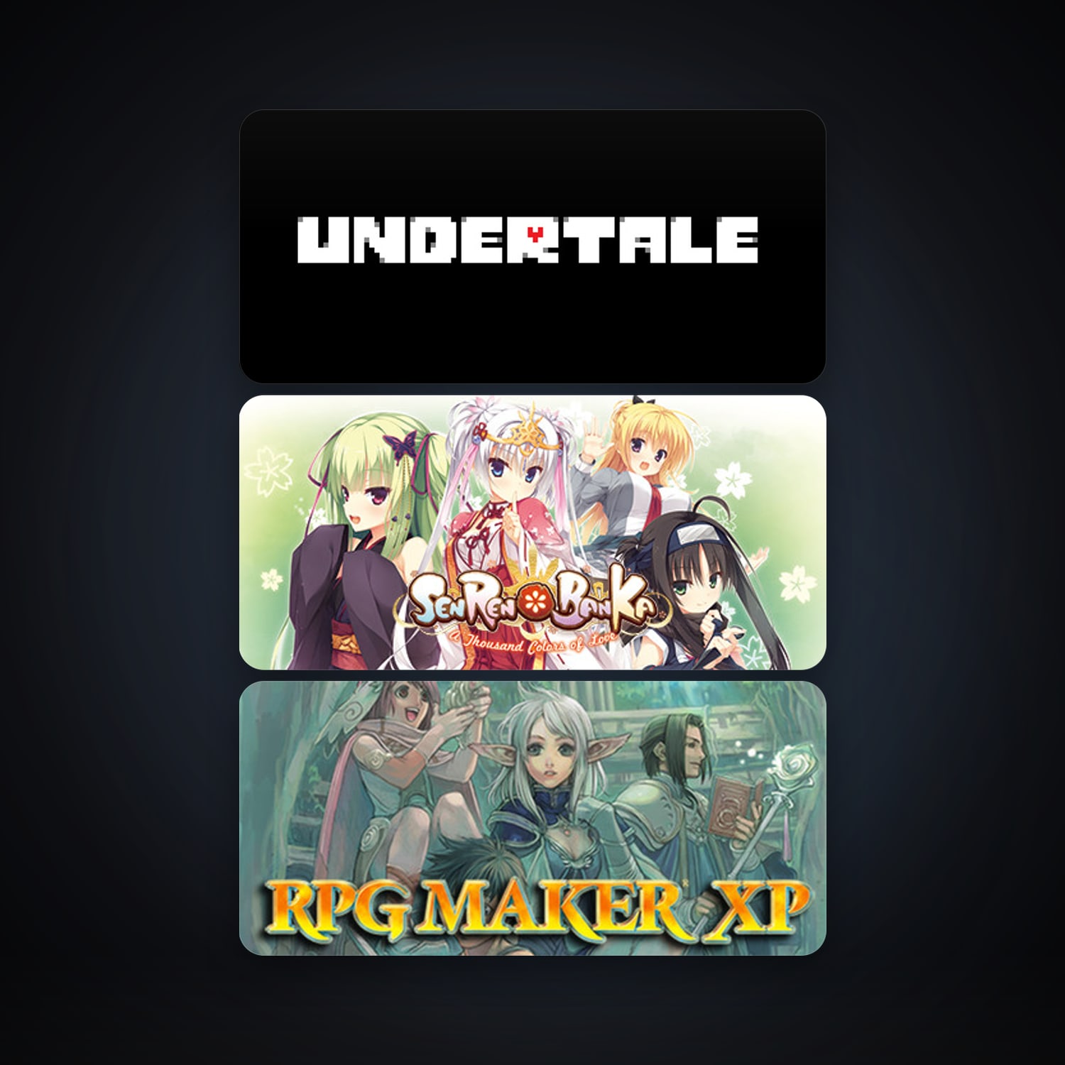 RPG Maker XP + Undertale, 4 games, clean — HabibiAccounts