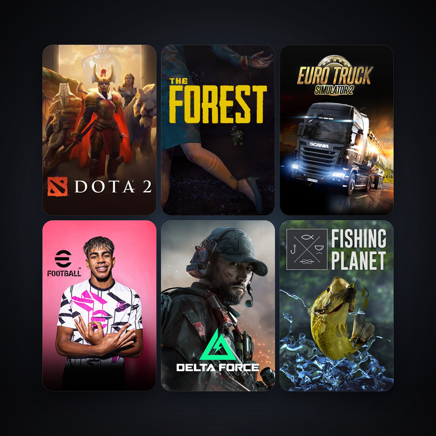 Dota 2 + Euro Truck Simulator 2, 15 games, clean — HabibiAccounts