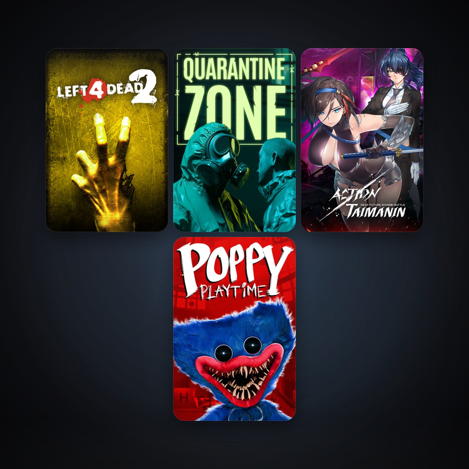 Left 4 Dead 2 + Action Taimanin, 8 games, clean — HabibiAccounts