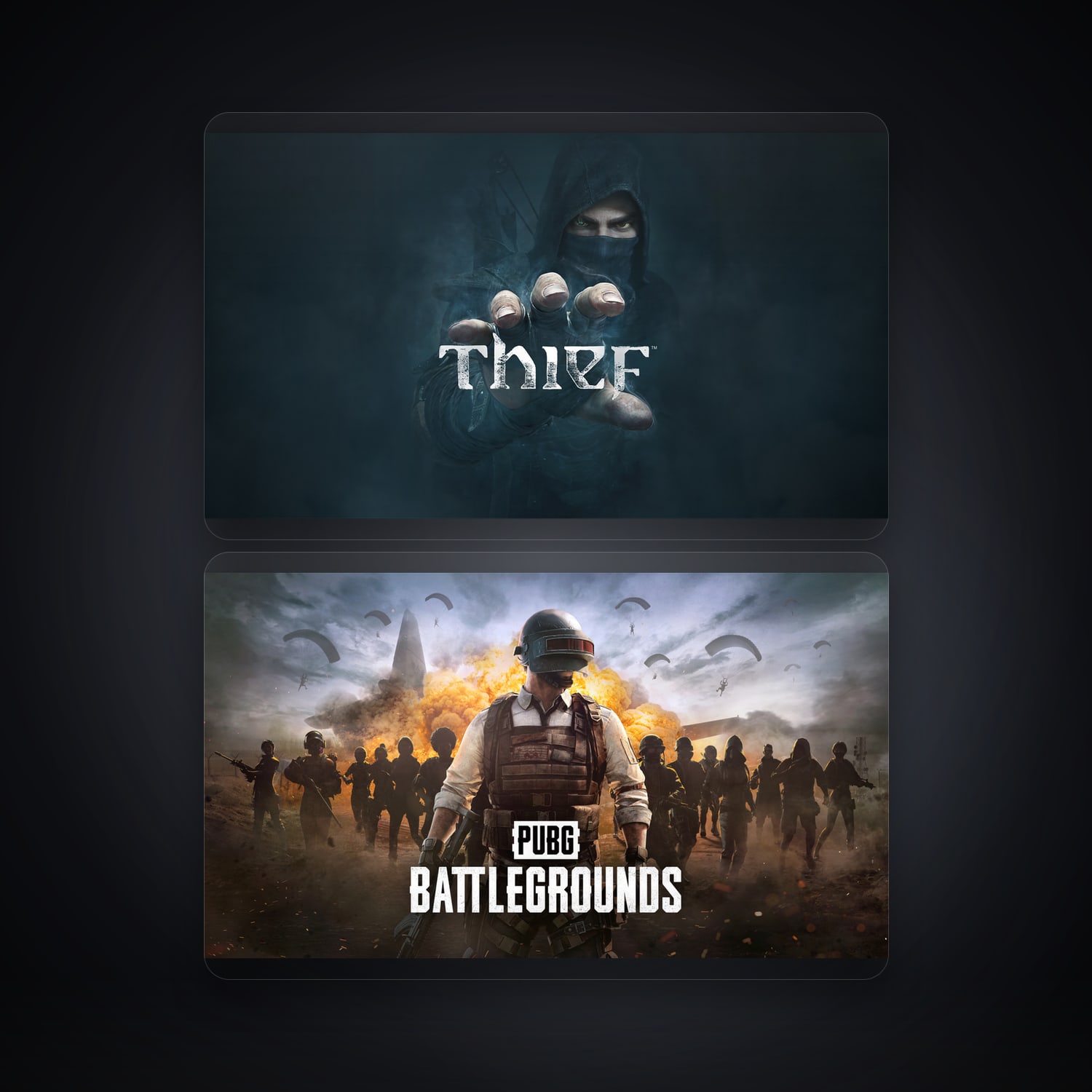 Thief & PUBG: BATTLEGROUNDS | 2 Games — HabibiAccounts