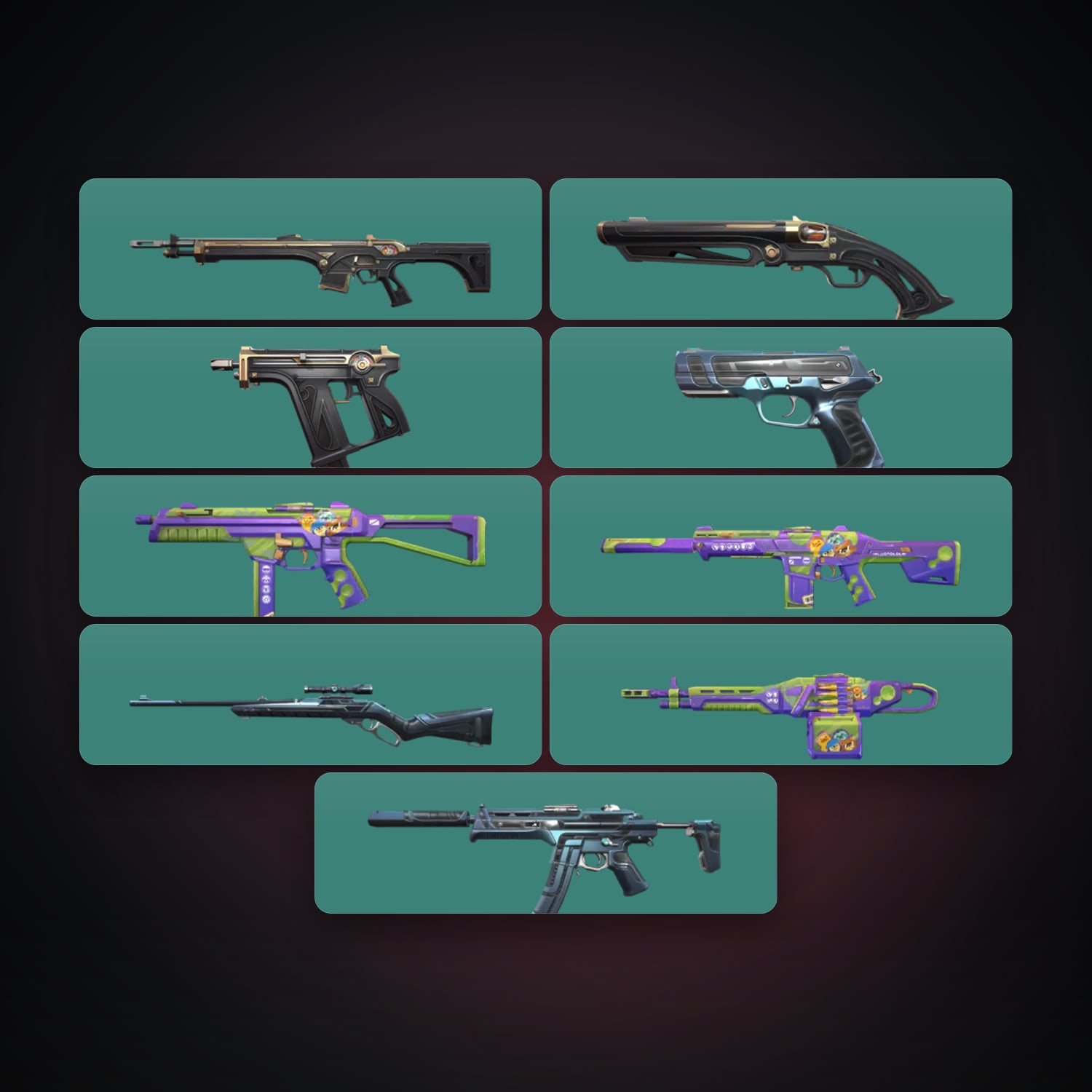 AP locker — 9 skins, lvl 44 — HabibiAccounts