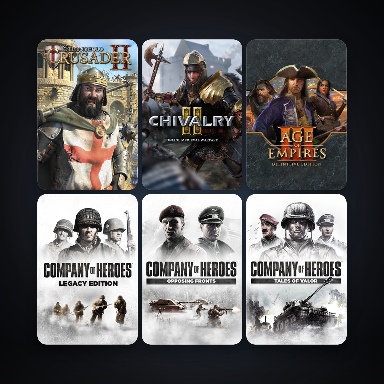 Company of Heroes + STAR WARS Jedi Knight II - Jedi Outcast, 68 games, clean — HabibiAccounts