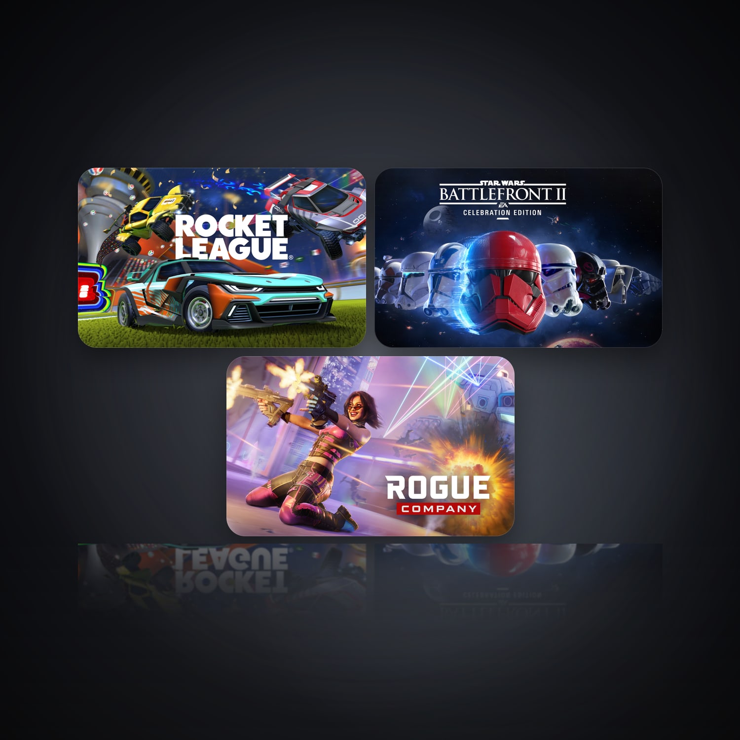 Rocket League & STAR WARS Battlefront II: Celebration Edition | 3 Games — HabibiAccounts