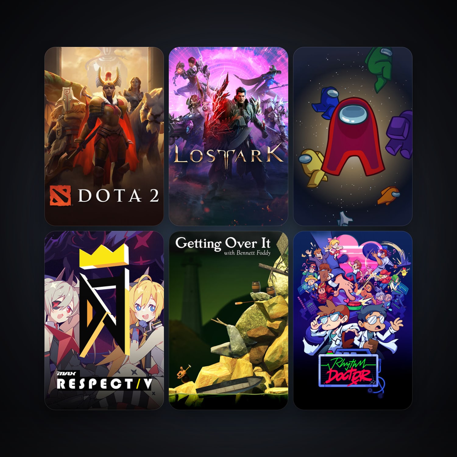 Dota 2 + Getting Over It with Bennett Foddy, 14 games, clean — HabibiAccounts
