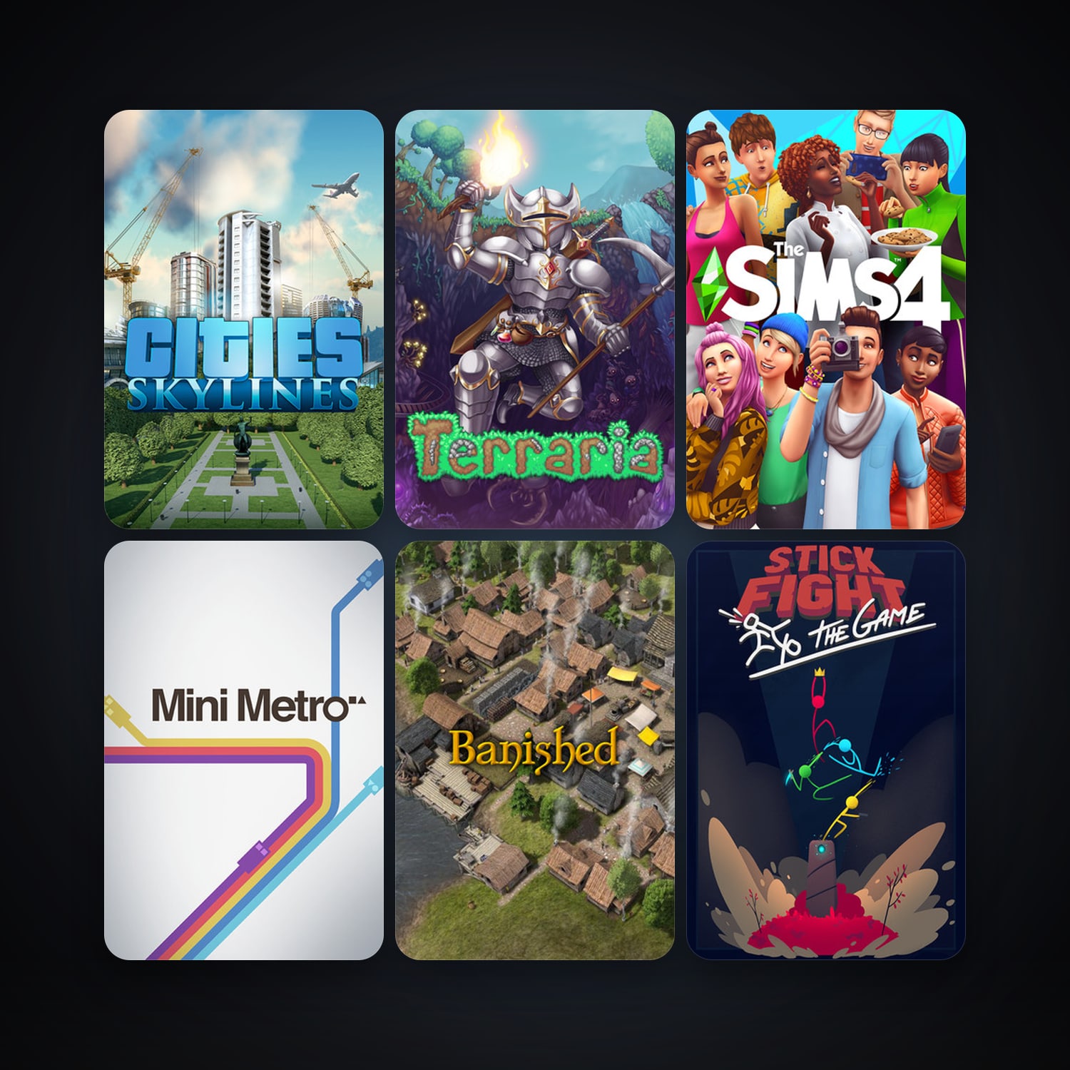 Cities: Skylines & Terraria | 12 Games | Clean — HabibiAccounts