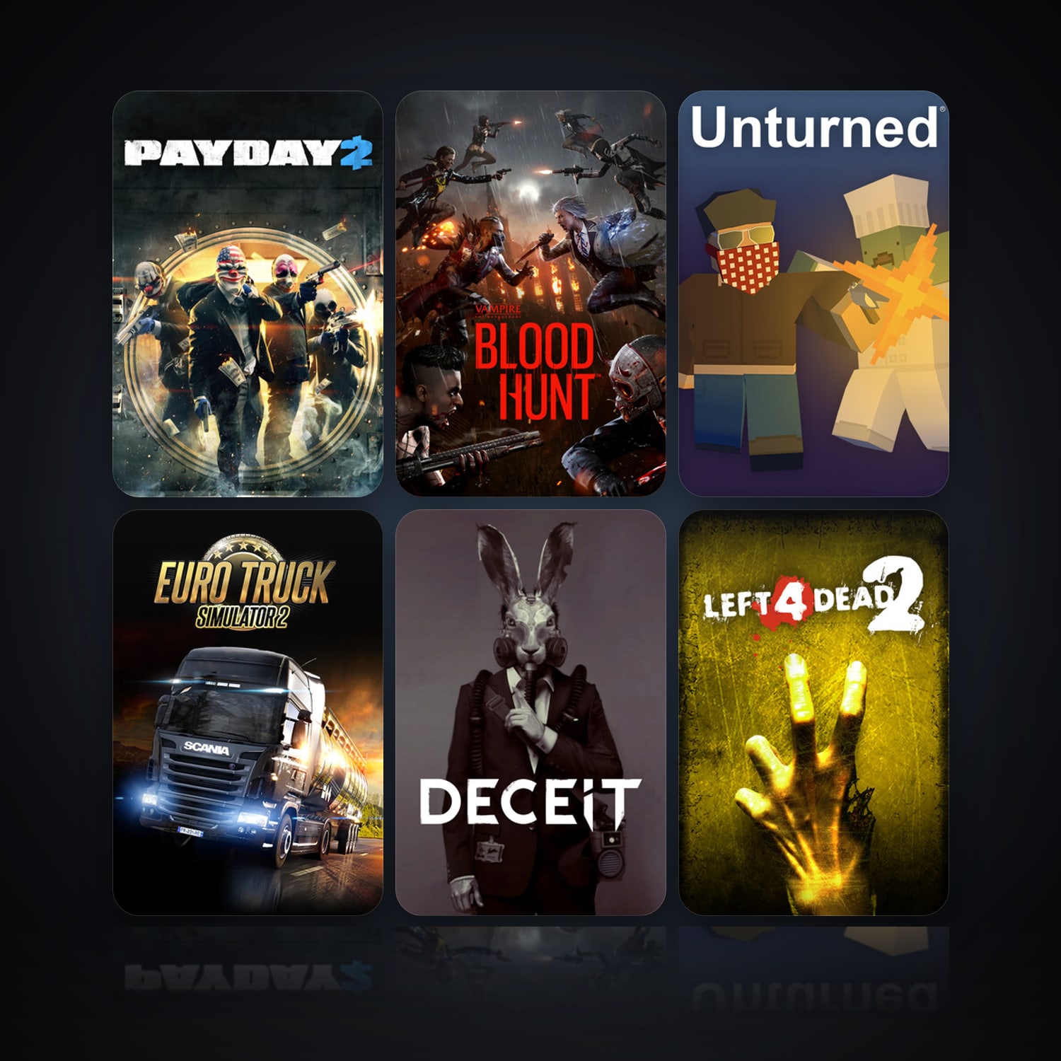 Free CS2 (No Prime) & PAYDAY 2 | 16 Games | Has VAC — HabibiAccounts