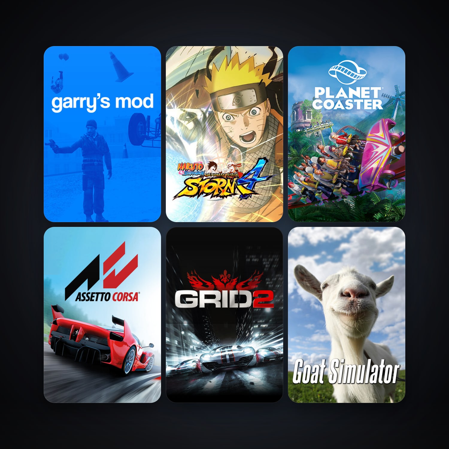 Steam account: Garry's Mod + GRID 2, 9 games, clean — level 7 — HabibiAccounts