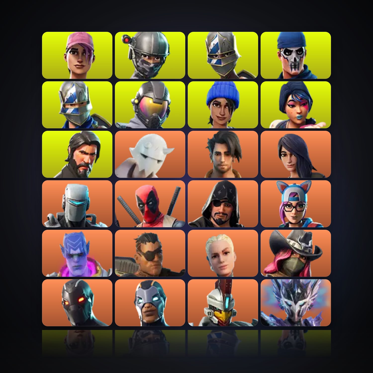 Fortnite | 119 Skins | 500 V-Bucks | Level 1491 | 165 Wins — HabibiAccounts