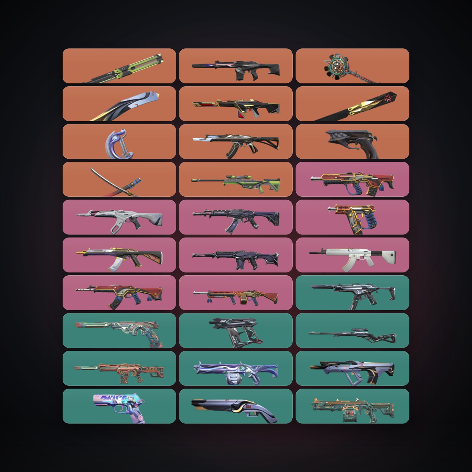 EU Ascendant 1 locker — 6 knives, 75 skins, lvl 190 — HabibiAccounts