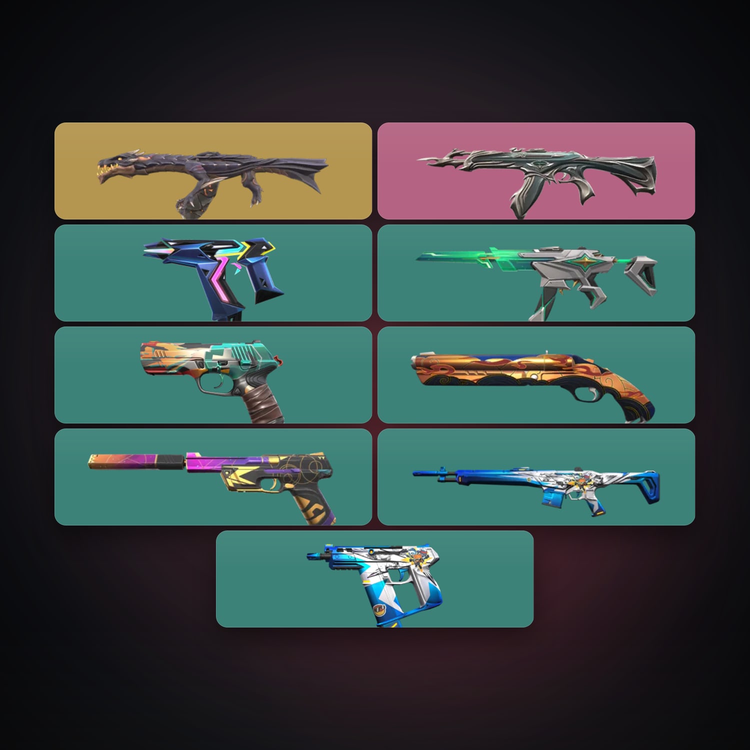 NA Silver 2 locker — 10 skins, lvl 70 — HabibiAccounts
