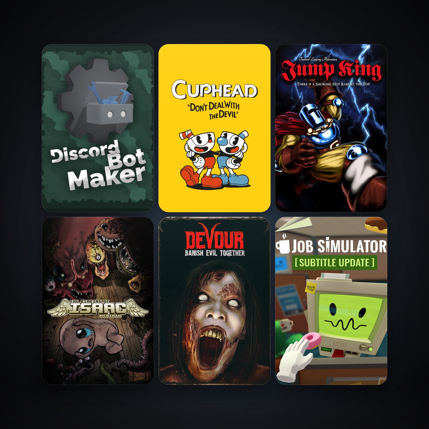 The Binding of Isaac: Rebirth + 7 Days to Die, 15 games, clean — HabibiAccounts