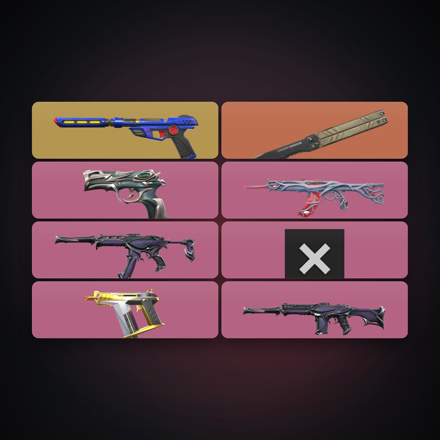 EU locker — 1 knives, 8 skins, lvl 20 — HabibiAccounts