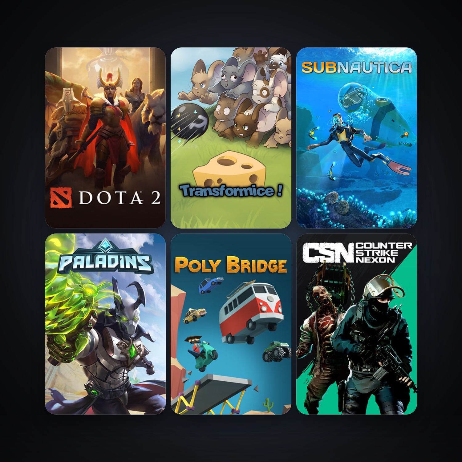 Dota 2 + Subnautica, 18 games, clean — HabibiAccounts