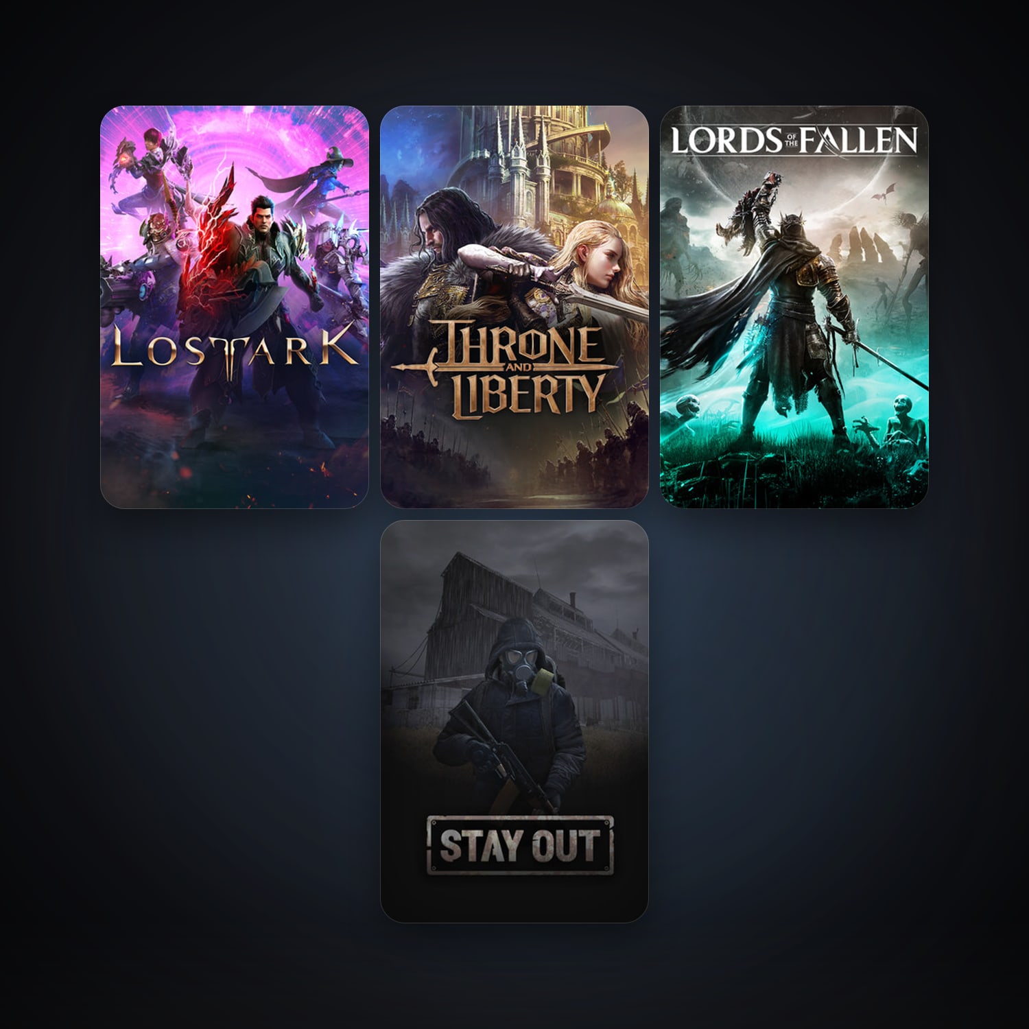 Stay Out + Lords of the Fallen, 4 games, clean — HabibiAccounts
