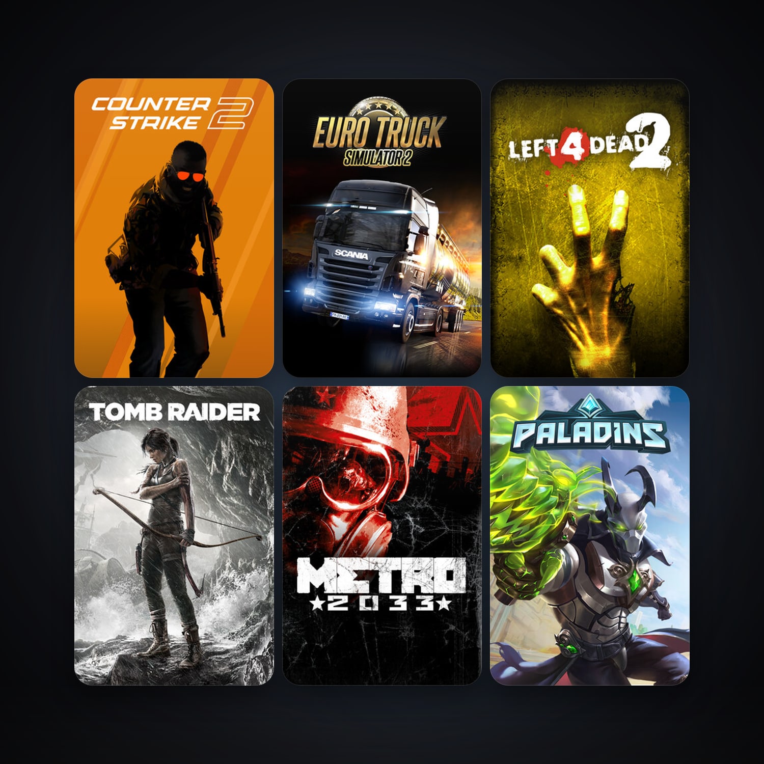 Left 4 Dead 2 + CS2 Prime, 9 games, clean — HabibiAccounts