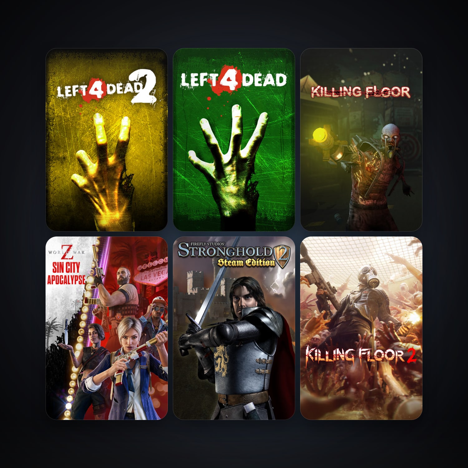 Left 4 Dead + Left 4 Dead 2, 13 games, clean — HabibiAccounts