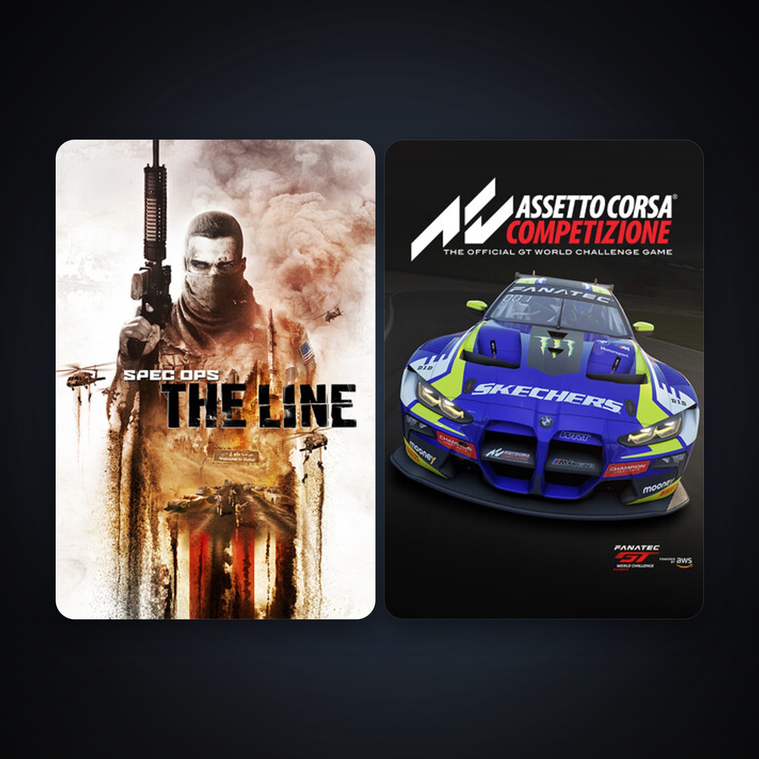 Spec Ops: The Line & Assetto Corsa Competizione — HabibiAccounts