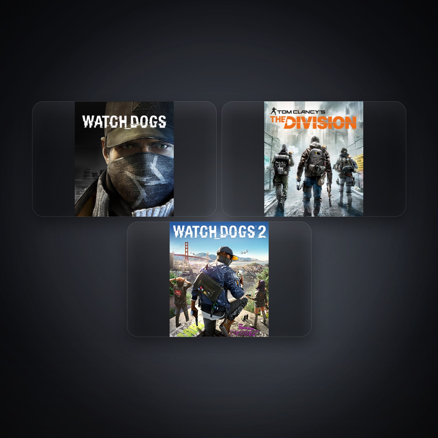 Ubisoft Watch_Dogs + Tom Clancy's The Division — IN — 3 games — HabibiAccounts