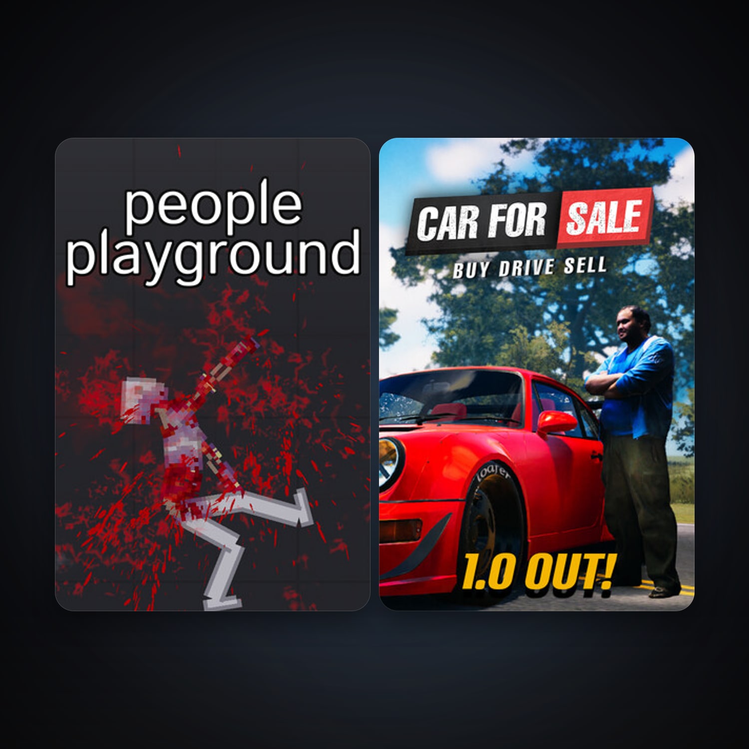 People Playground + Car For Simulator 2023, 2 games, clean — HabibiAccounts