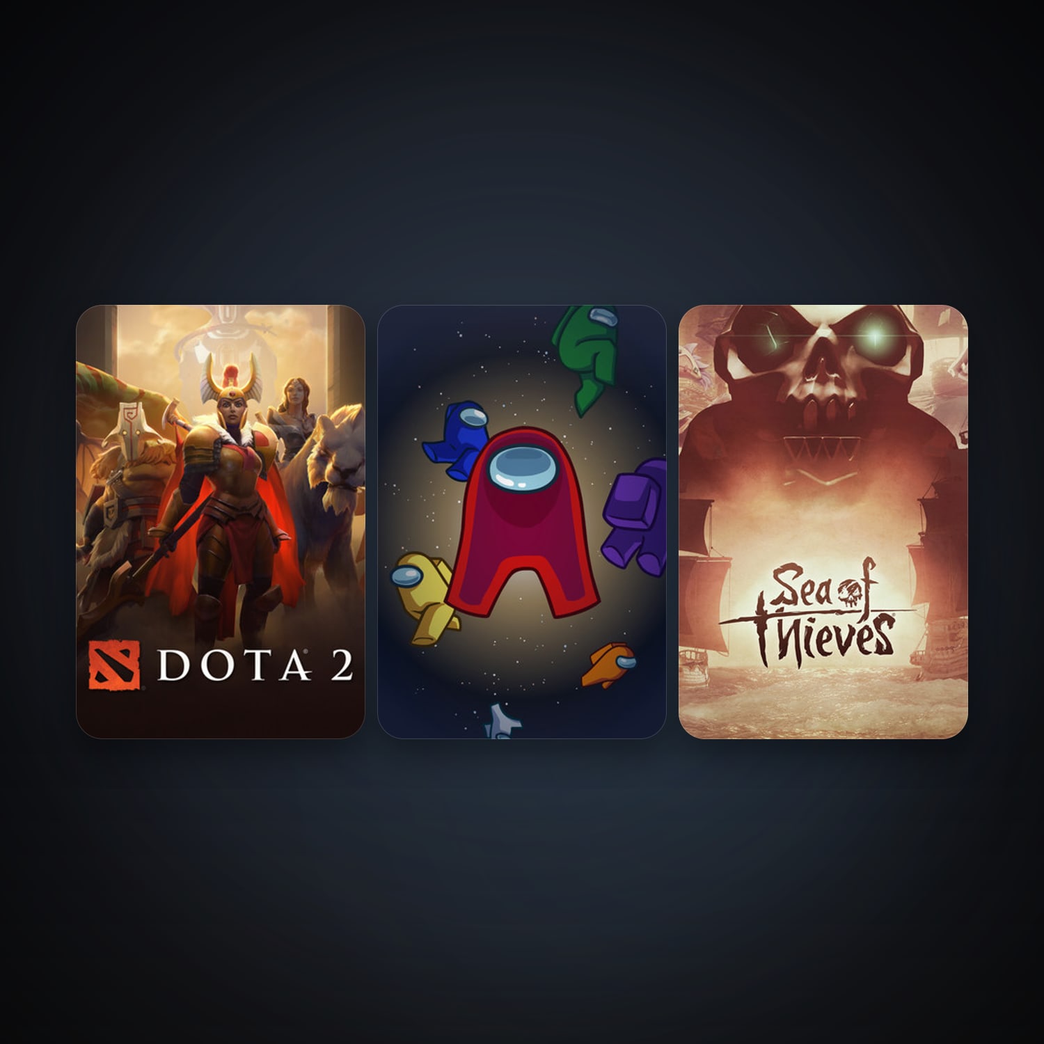 Dota 2 + Among Us, 6 games, clean — HabibiAccounts