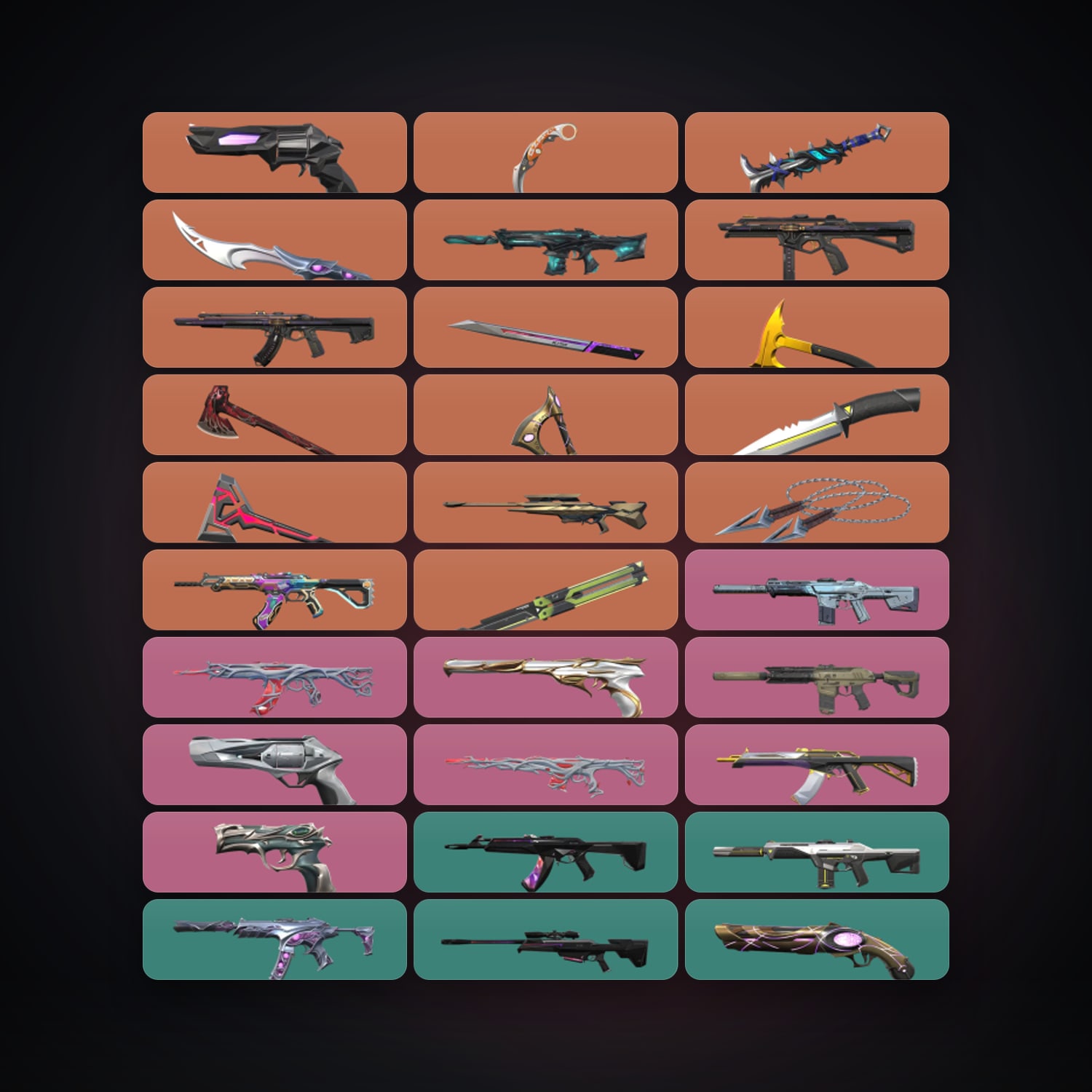 EU Plat 3 locker — 11 knives, 149 skins, lvl 518 — HabibiAccounts