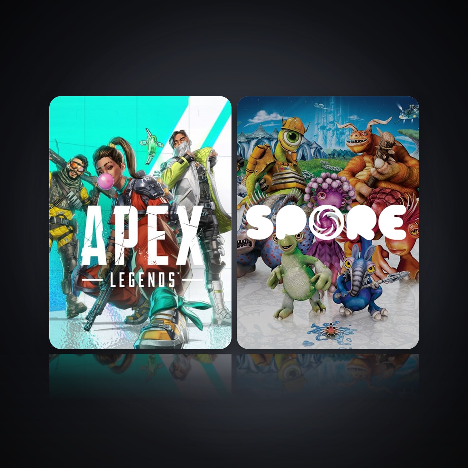 Apex Legends & SPORE | 2 Games | Apex Lvl 5 — HabibiAccounts