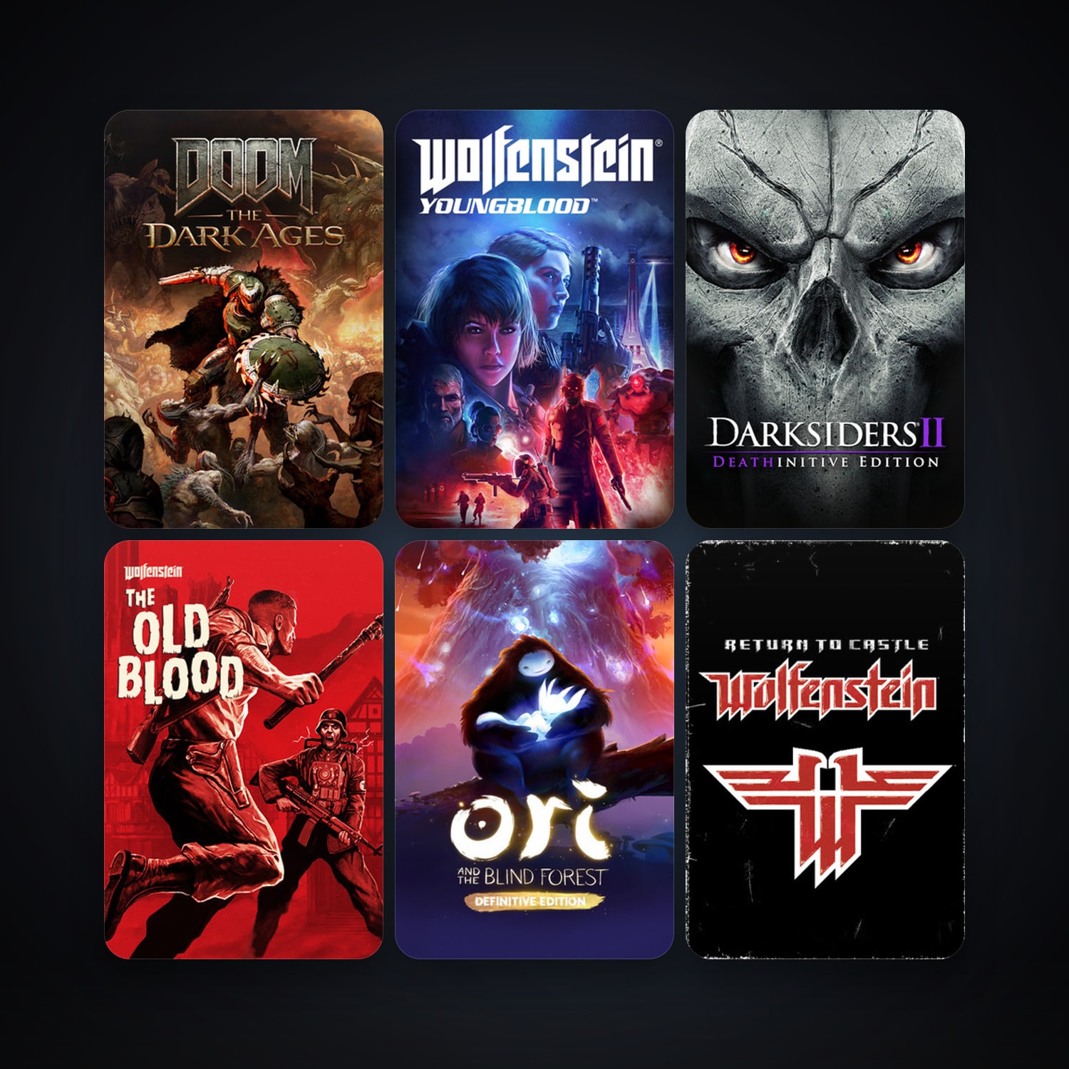 Return to Castle Wolfenstein + Rayman Origins, 19 games, clean — HabibiAccounts