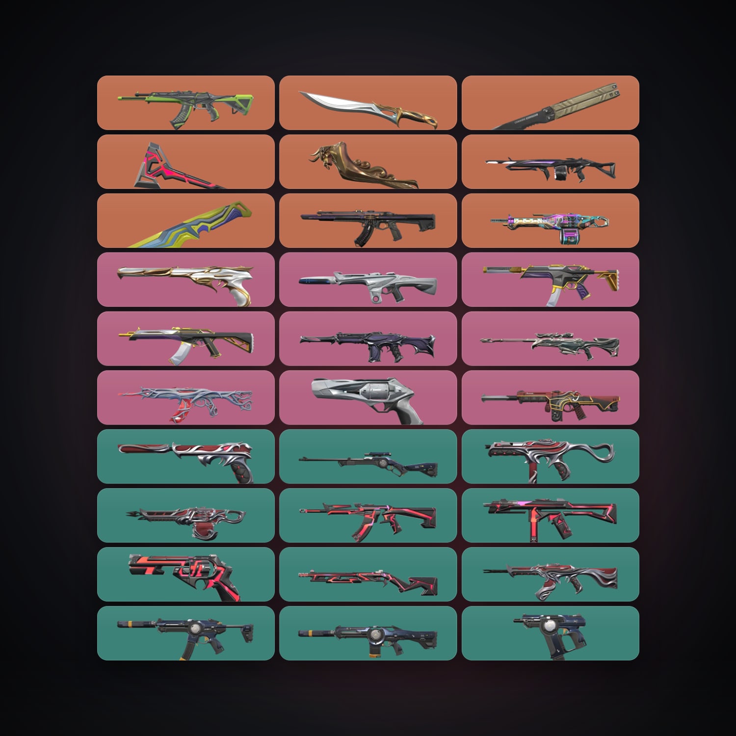 NA Diamond 2 locker — 5 knives, 53 skins, lvl 74 — HabibiAccounts