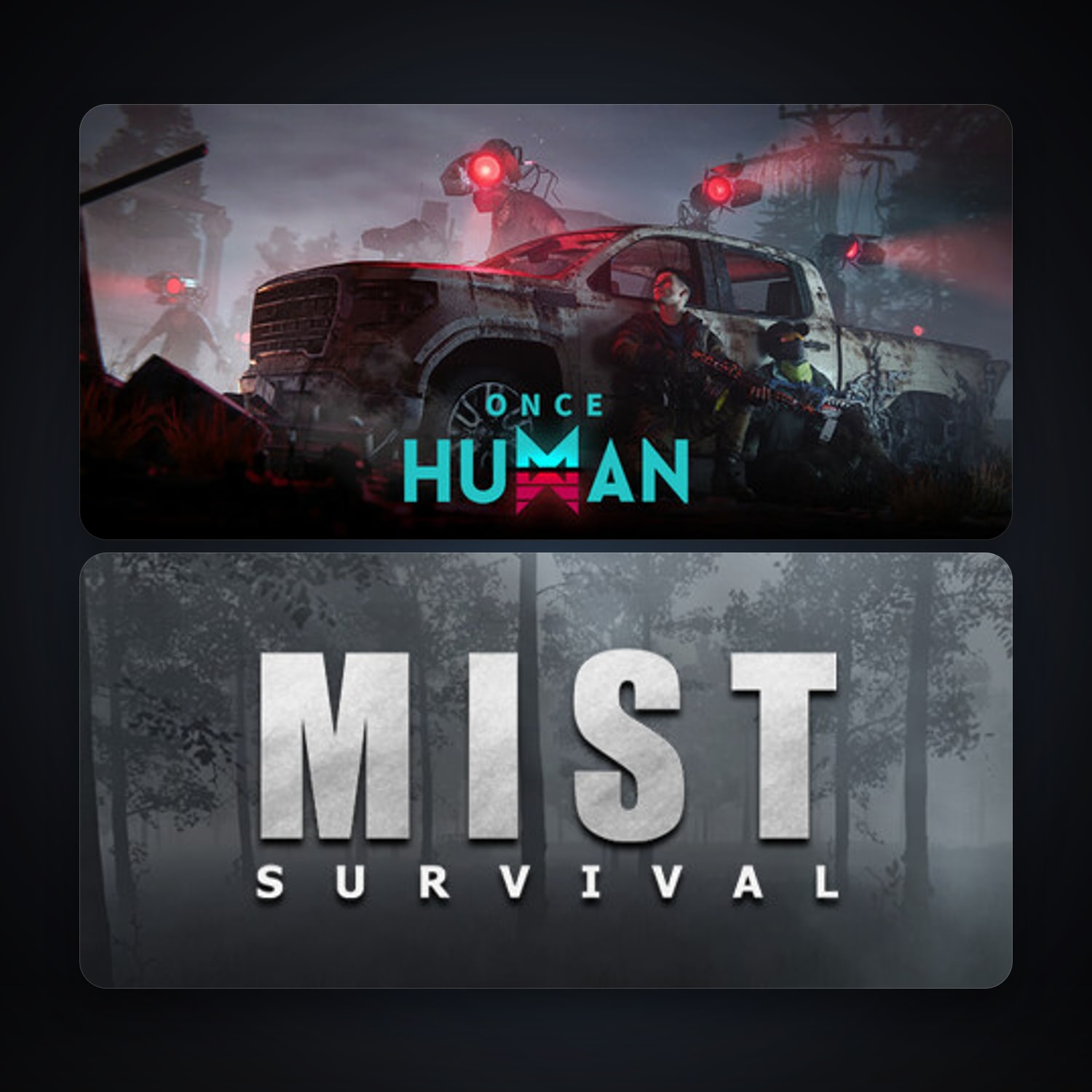هالحساب ستيم فلين، Mist Survival وOnce Human، 3 لعبة، صامد واضح — HabibiAccounts
