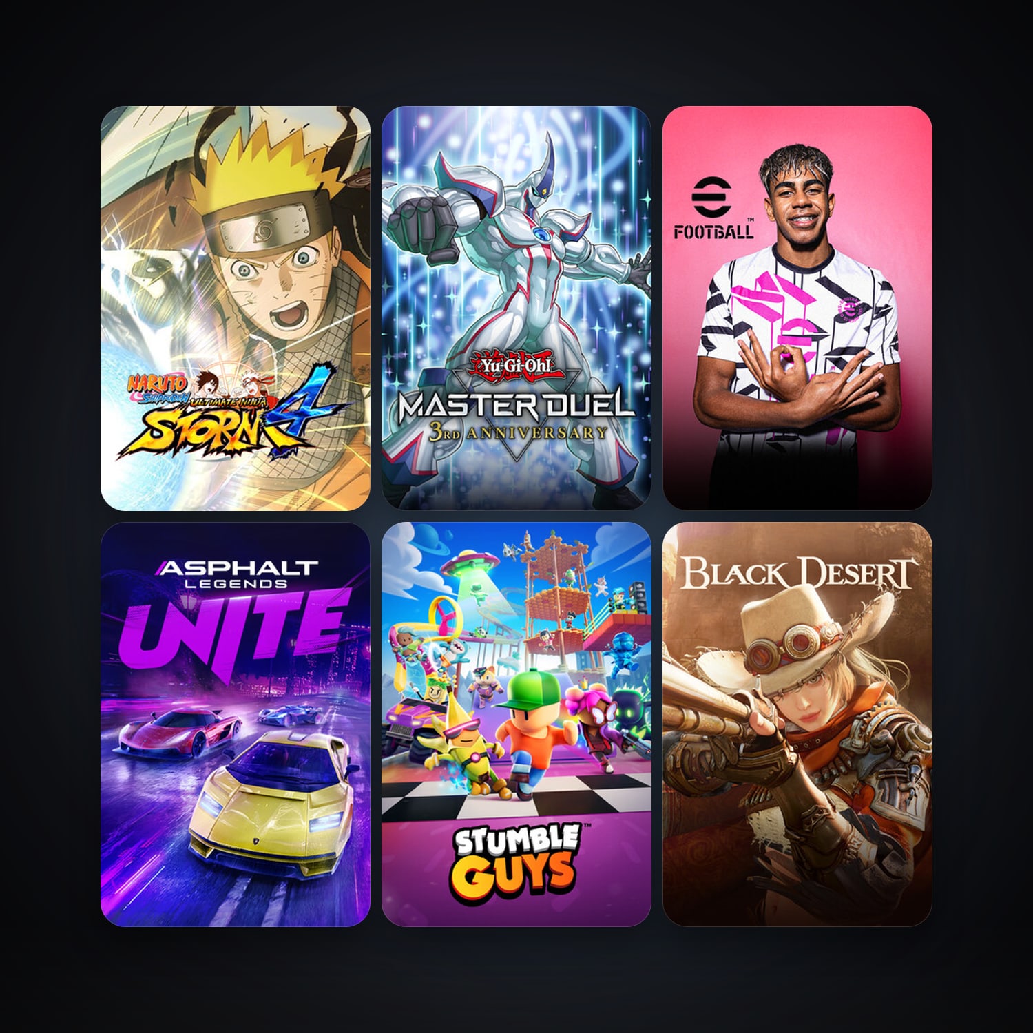 NARUTO SHIPPUDEN: Ultimate Ninja STORM 4 + Black Desert Online, 11 games, clean — HabibiAccounts