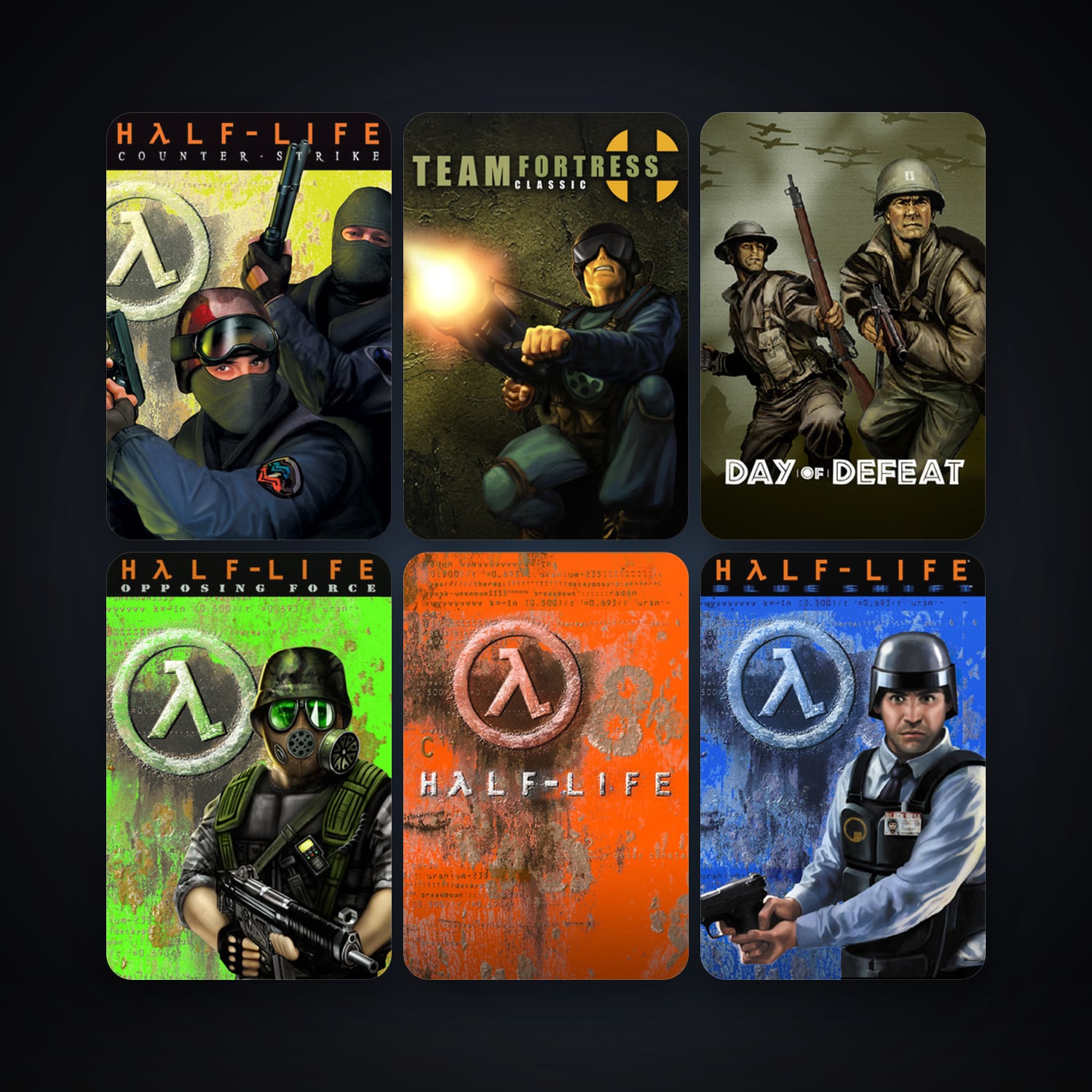 Counter-Strike + Team Fortress Classic, 8 games, clean — HabibiAccounts