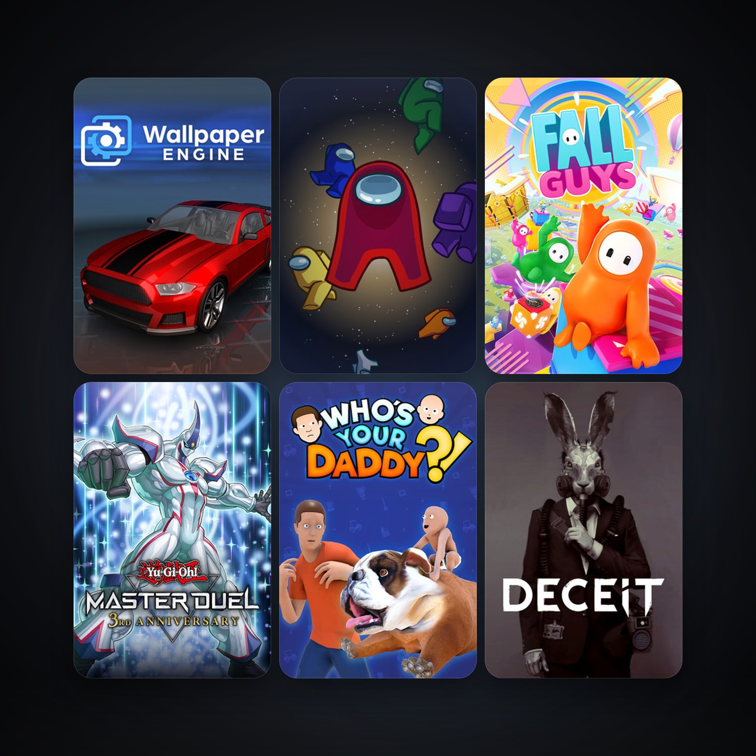 Who's Your Daddy + Wallpaper Engine, 10 games, clean — HabibiAccounts