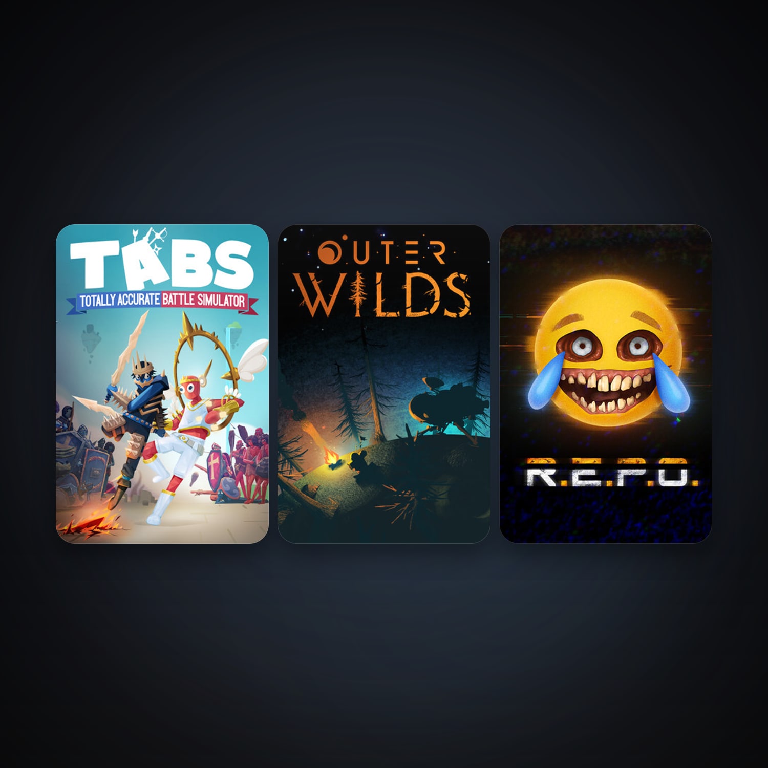 Totally Accurate Battle Simulator + Outer Wilds, 4 games, clean — HabibiAccounts
