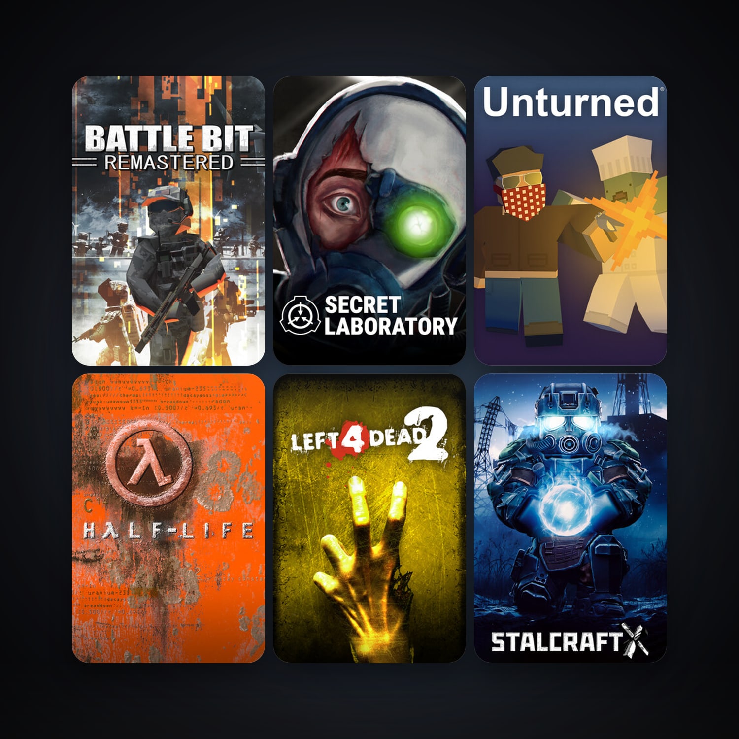 Half-Life + Half-Life 2, 26 games, clean — HabibiAccounts