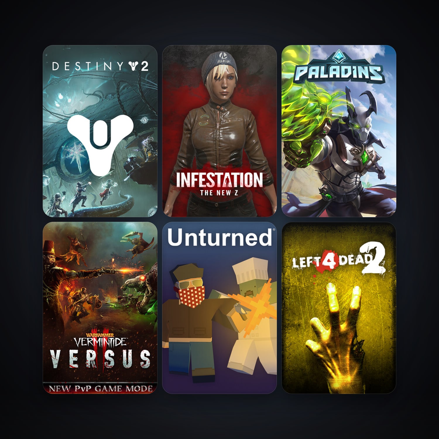 Left 4 Dead 2 + Killing Floor, 23 games, clean — HabibiAccounts