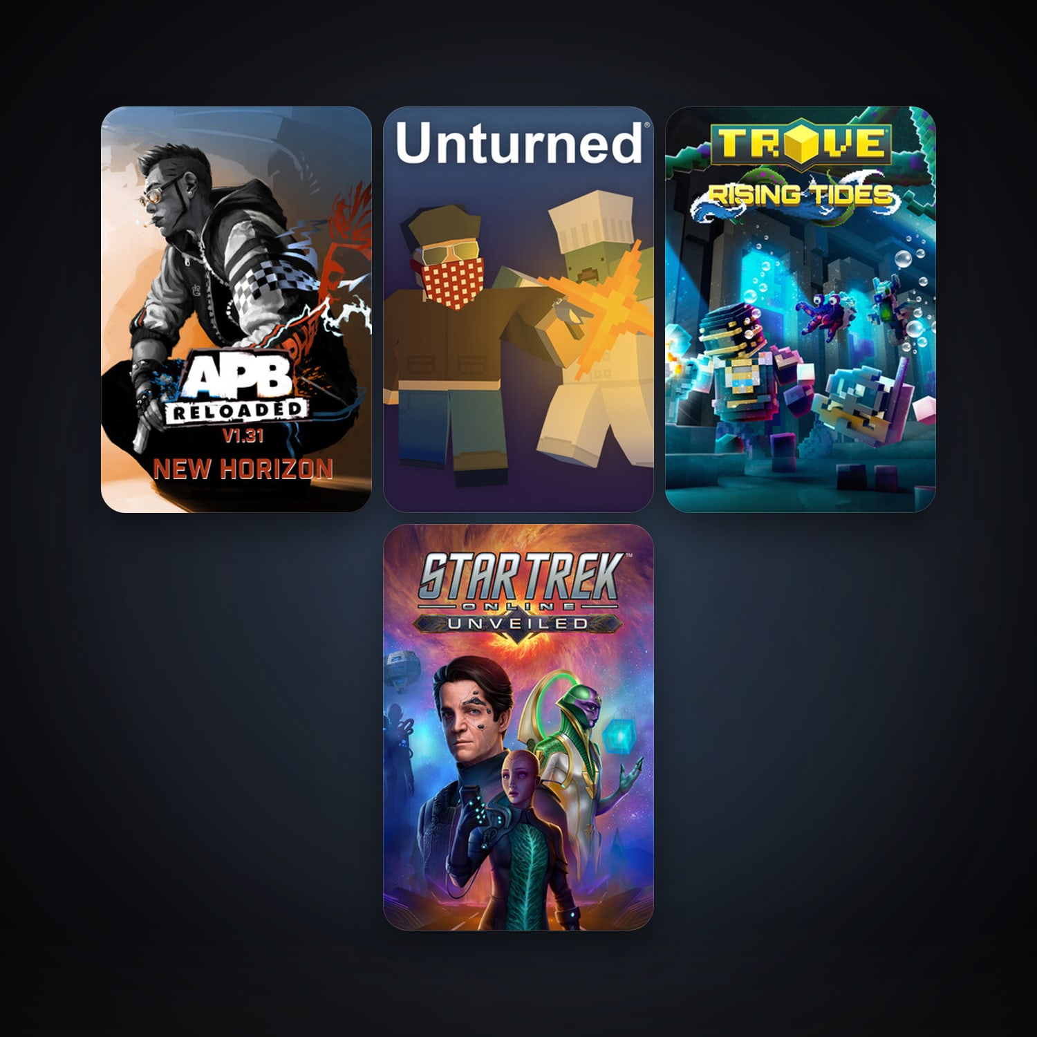 Star Trek Online + APB Reloaded, 23 games, clean — HabibiAccounts