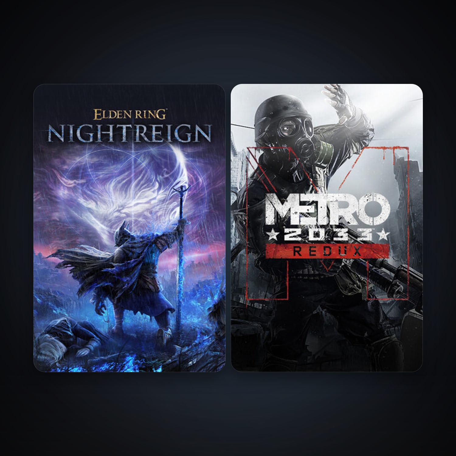 Metro 2033 Redux + ELDEN RING NIGHTREIGN, 2 games, clean — HabibiAccounts