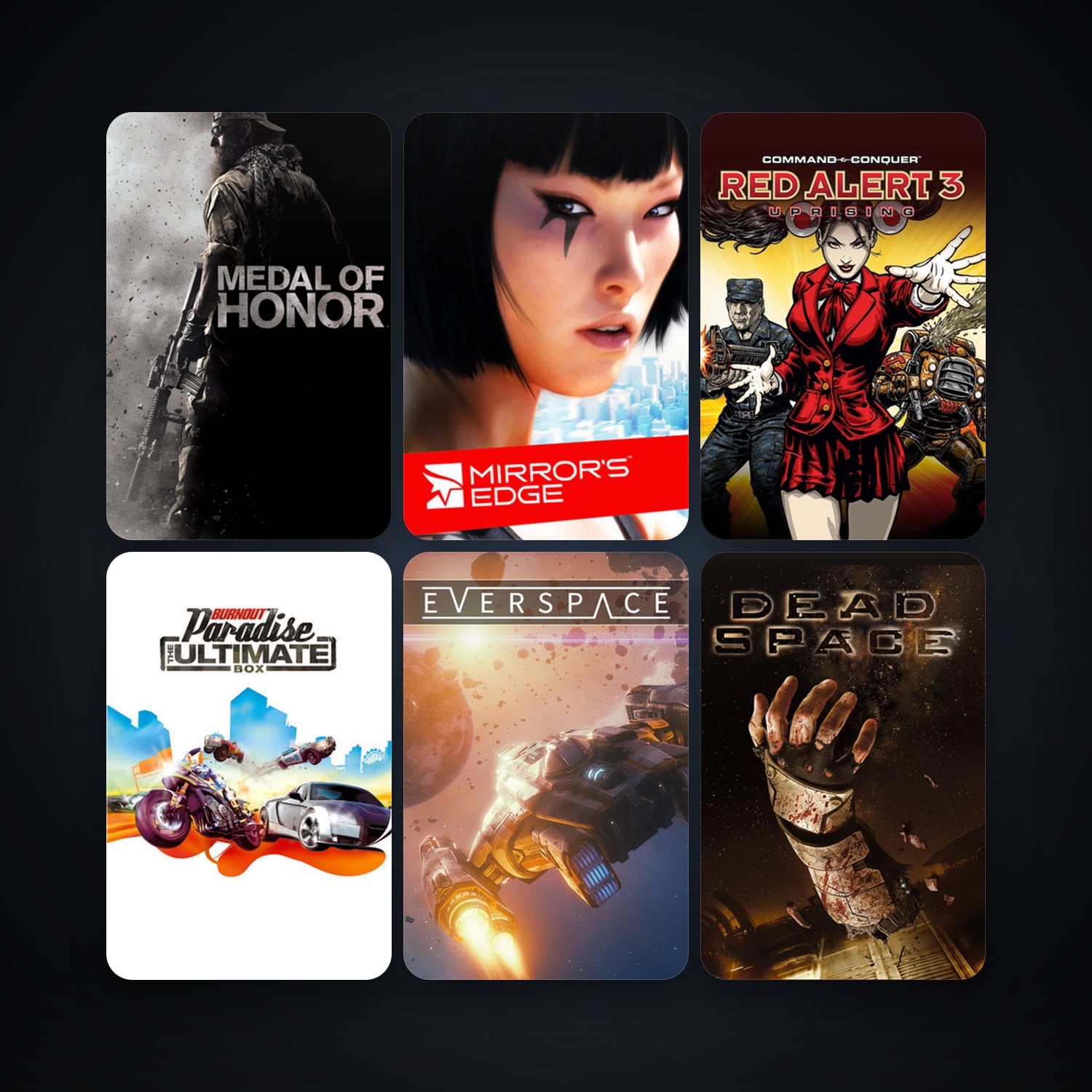 Mirror's Edge + Dead Space (2008), 9 games, clean — HabibiAccounts