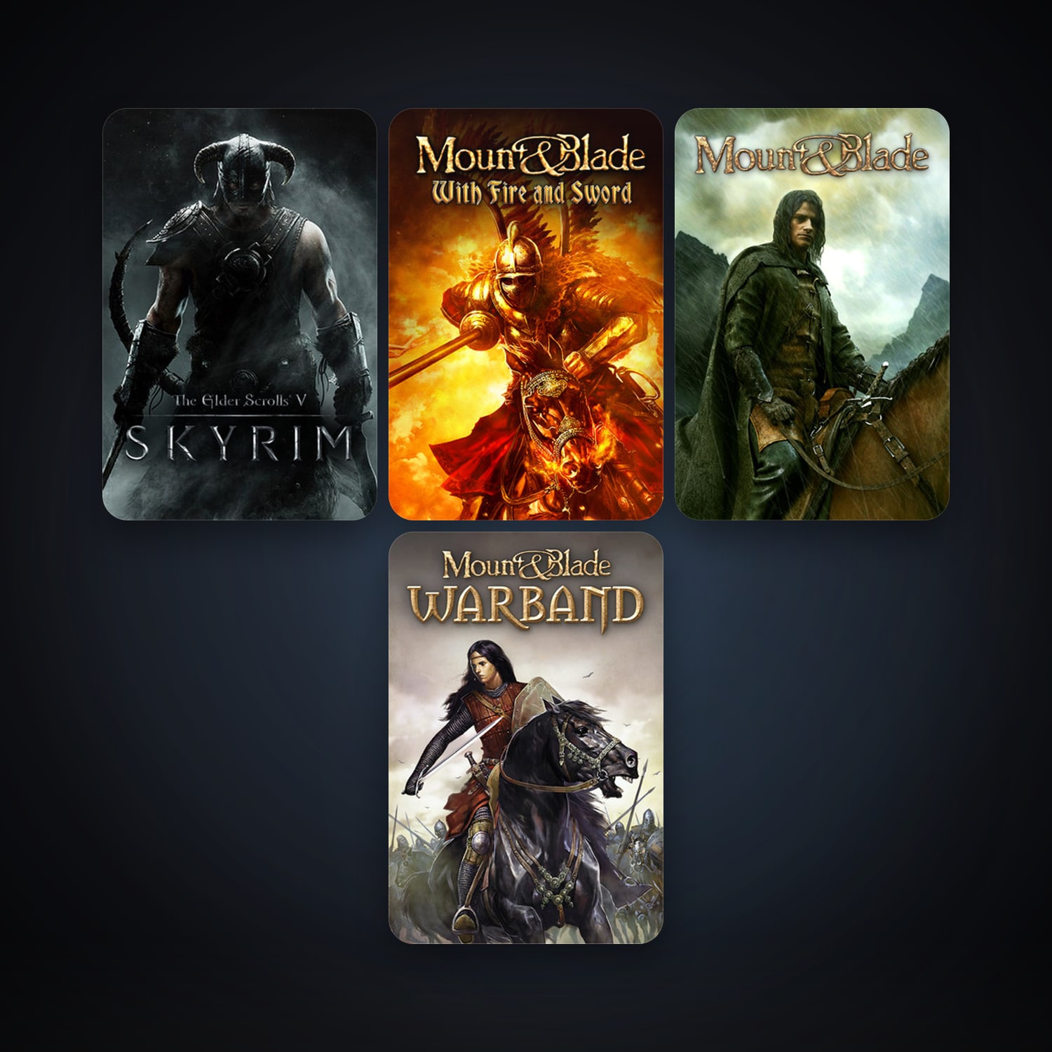 Mount & Blade + Mount & Blade: Warband, 5 games, clean — HabibiAccounts